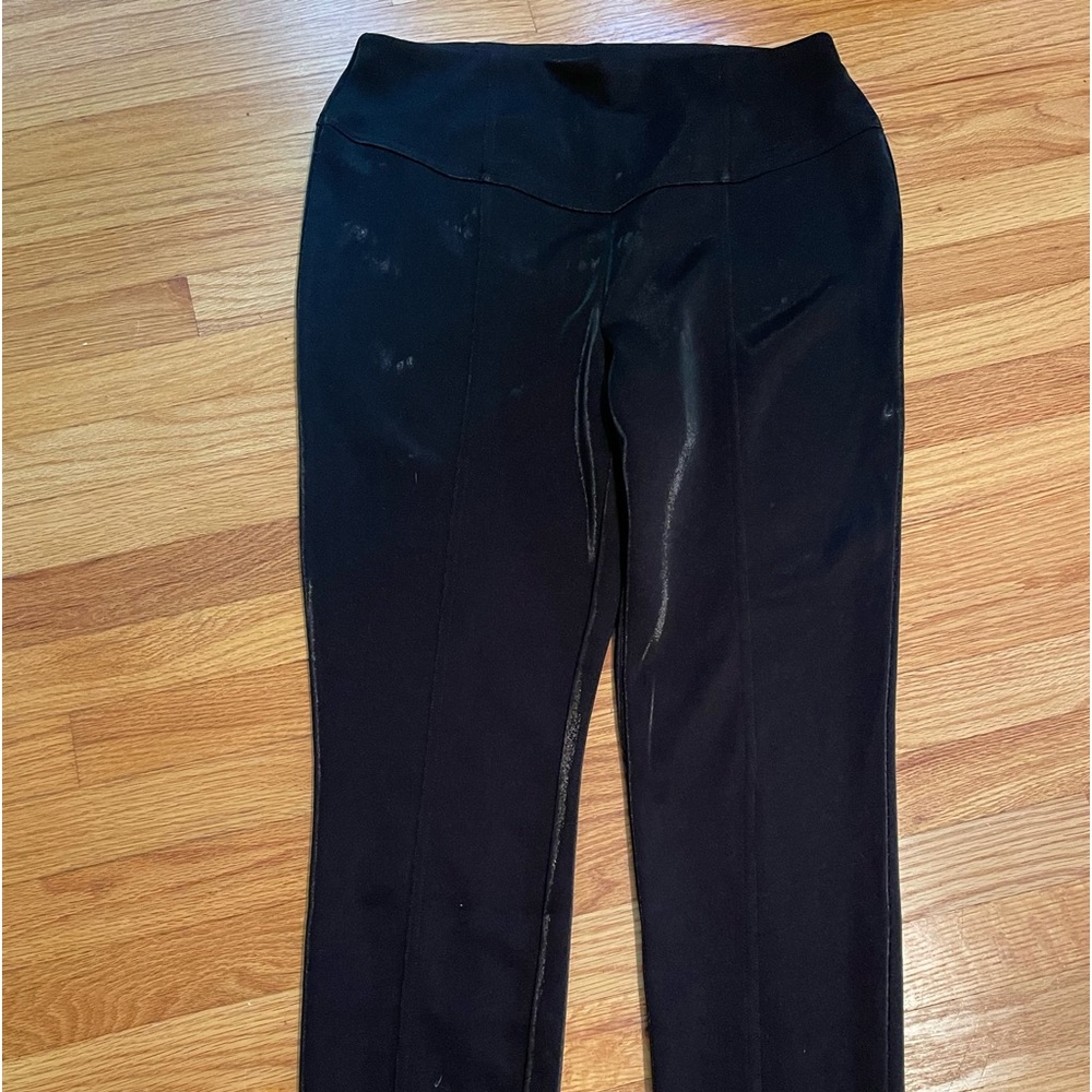 INC international Concepts black leggings with a really nice sheen to them large